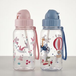 Botella tritán con pajita para niños | Tutete