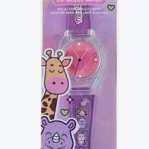 Reloj con brillo labial